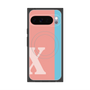 Premium Square Case with Pixelsnap［ Original - initial color line - X pink ］