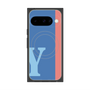 Premium Square Case with Pixelsnap［ Original - initial color line - Y blue ］