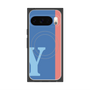 Premium Square Case with Pixelsnap［ Original - initial color line - Y blue ］
