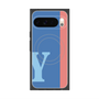 Premium Square Case with Pixelsnap［ Original - initial color line - Y blue ］