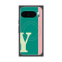 Premium Square Case with Pixelsnap［ Original - initial color line - Y green ］