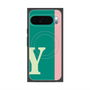 Premium Square Case with Pixelsnap［ Original - initial color line - Y green ］