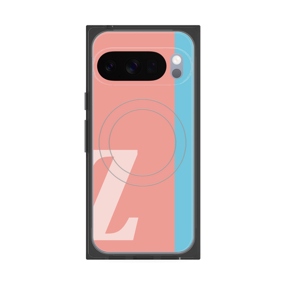 Premium Square Case with Pixelsnap［ Original - initial color line - Z pink ］