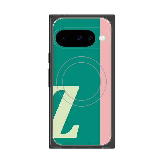 Premium Square Case with Pixelsnap［ Original - initial color line - Z green ］