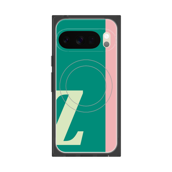 Premium Square Case with Pixelsnap［ Original - initial color line - Z green ］