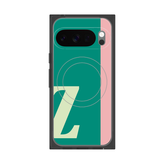 Premium Square Case with Pixelsnap［ Original - initial color line - Z green ］
