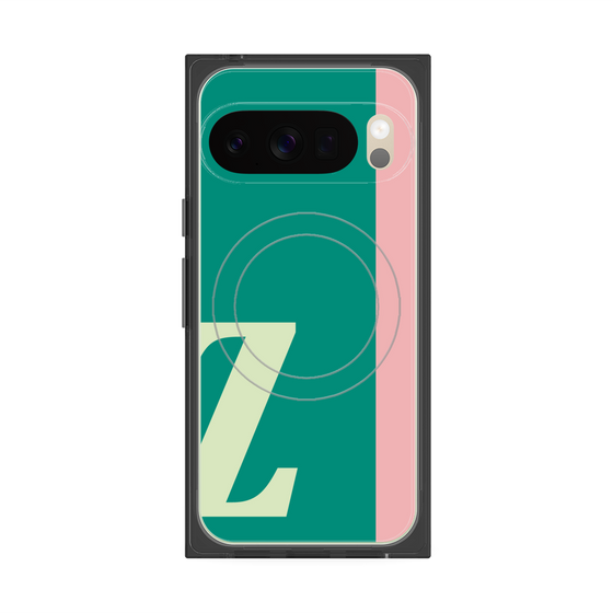 Premium Square Case with Pixelsnap［ Original - initial color line - Z green ］