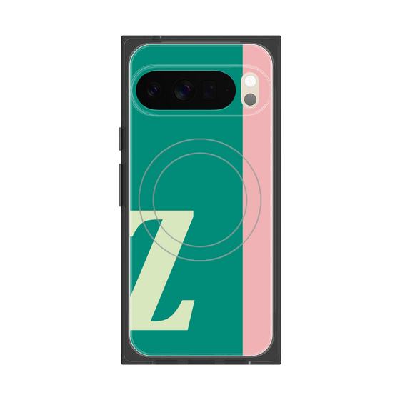 Premium Square Case with Pixelsnap［ Original - initial color line - Z green ］
