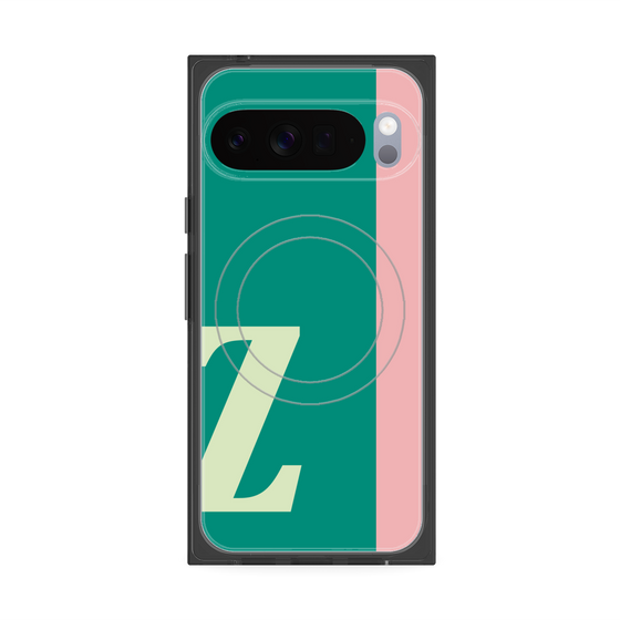Premium Square Case with Pixelsnap［ Original - initial color line - Z green ］
