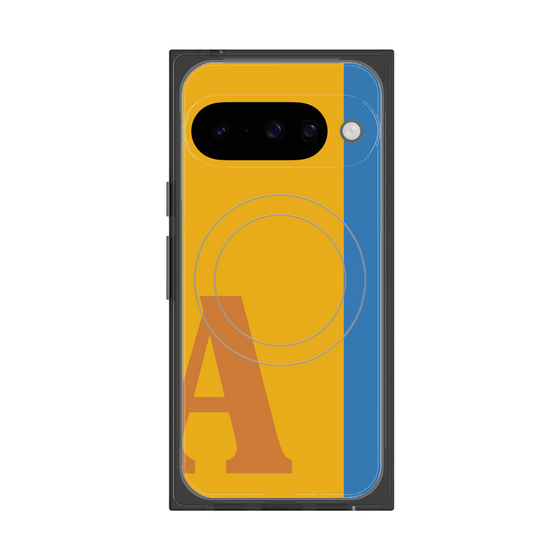 Premium Square Case with Pixelsnap［ Original - initial color line - A orange ］