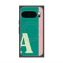 Premium Square Case with Pixelsnap［ Original - initial color line - A green ］
