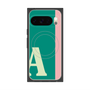 Premium Square Case with Pixelsnap［ Original - initial color line - A green ］