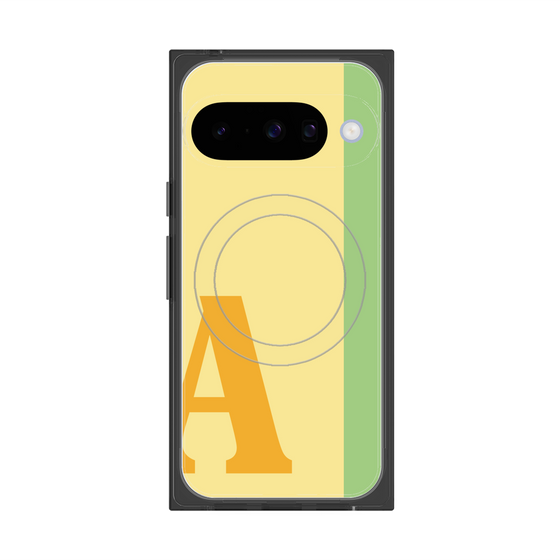 Premium Square Case with Pixelsnap［ Original - initial color line - A yellow ］