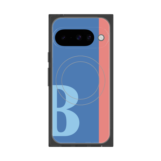 Premium Square Case with Pixelsnap［ Original - initial color line - B blue ］