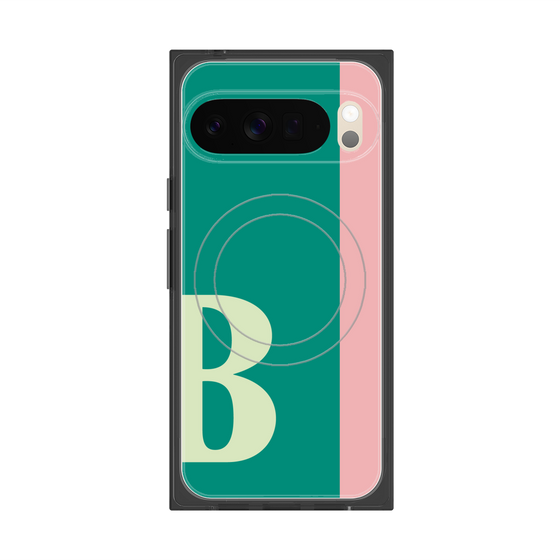 Premium Square Case with Pixelsnap［ Original - initial color line - B green ］