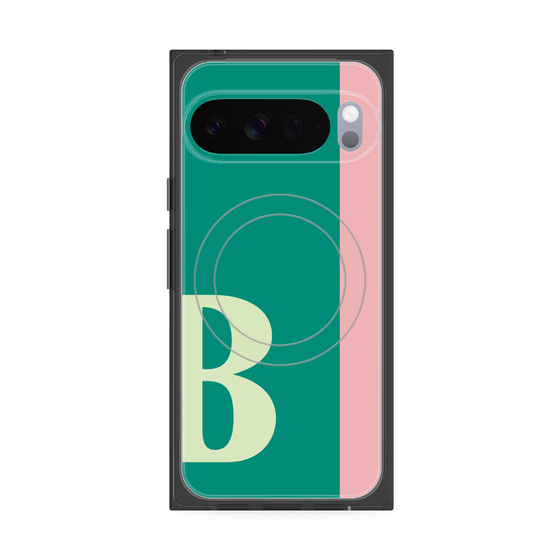 Premium Square Case with Pixelsnap［ Original - initial color line - B green ］