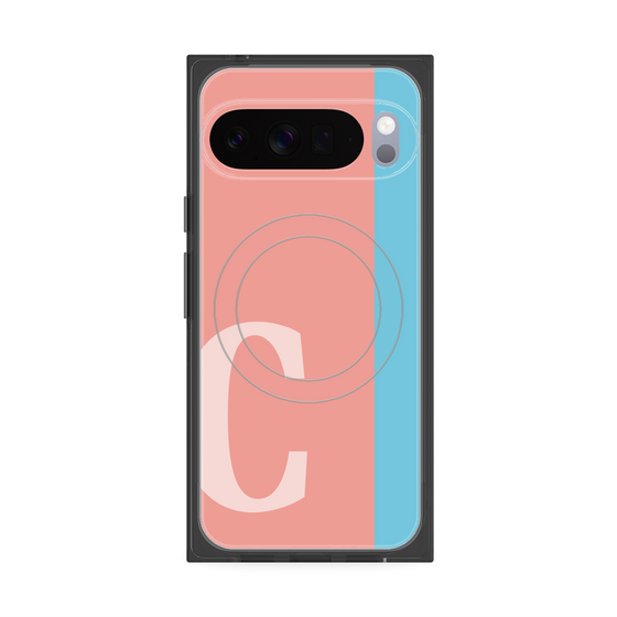 Premium Square Case with Pixelsnap［ Original - initial color line - C pink ］