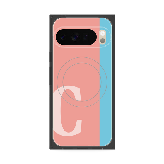 Premium Square Case with Pixelsnap［ Original - initial color line - C pink ］