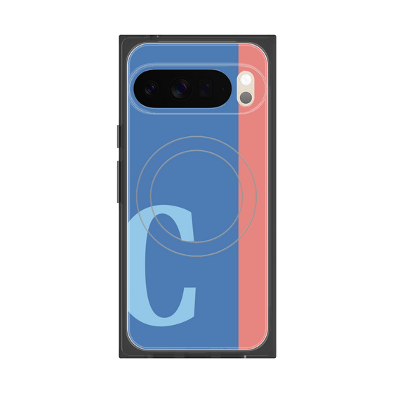Premium Square Case with Pixelsnap［ Original - initial color line - C blue ］