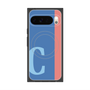 Premium Square Case with Pixelsnap［ Original - initial color line - C blue ］