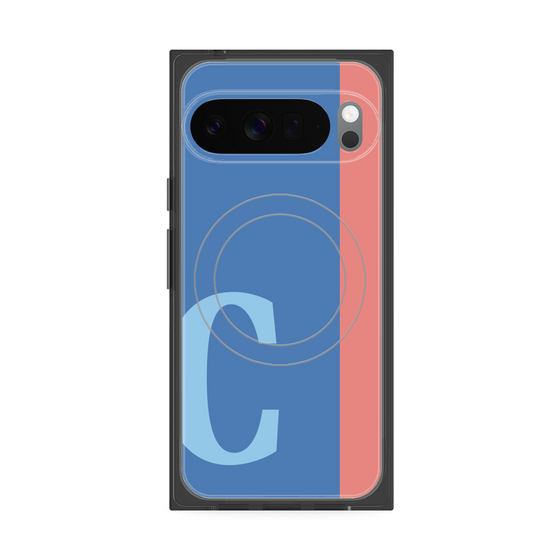 Premium Square Case with Pixelsnap［ Original - initial color line - C blue ］
