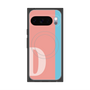 Premium Square Case with Pixelsnap［ Original - initial color line - D pink ］