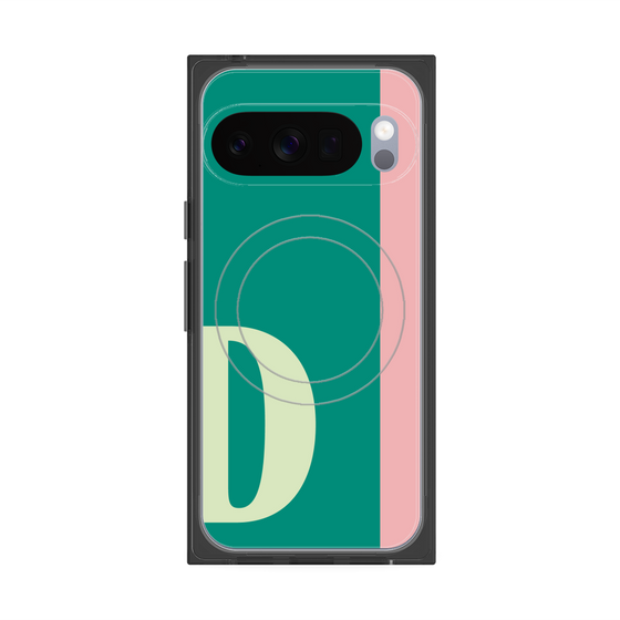 Premium Square Case with Pixelsnap［ Original - initial color line - D green ］