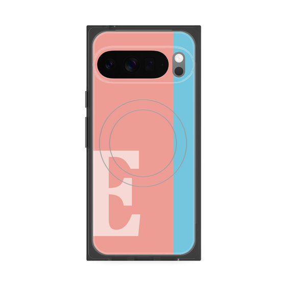 Premium Square Case with Pixelsnap［ Original - initial color line - E pink ］