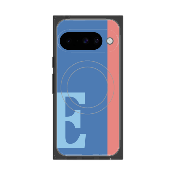 Premium Square Case with Pixelsnap［ Original - initial color line - E blue ］