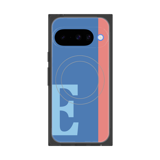 Premium Square Case with Pixelsnap［ Original - initial color line - E blue ］