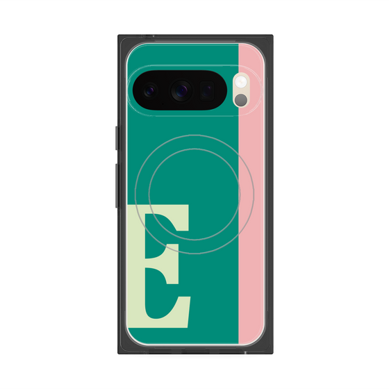 Premium Square Case with Pixelsnap［ Original - initial color line - E green ］