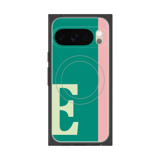 Premium Square Case with Pixelsnap［ Original - initial color line - E green ］