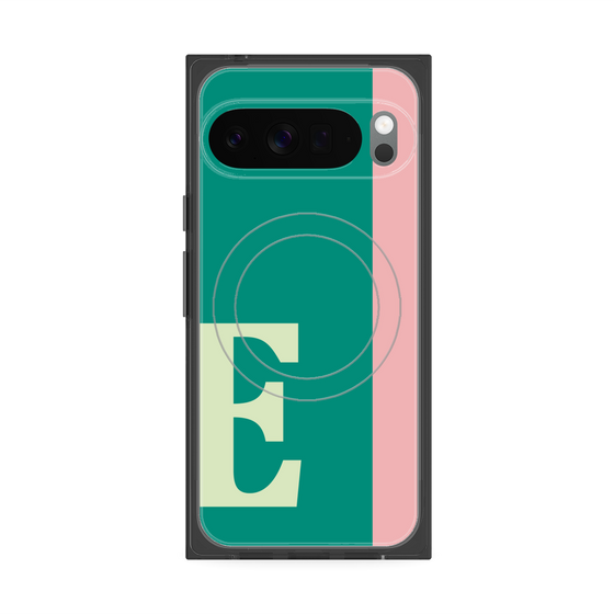 Premium Square Case with Pixelsnap［ Original - initial color line - E green ］