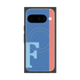 Premium Square Case with Pixelsnap［ Original - initial color line - F blue ］
