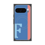 Premium Square Case with Pixelsnap［ Original - initial color line - F blue ］