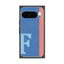 Premium Square Case with Pixelsnap［ Original - initial color line - F blue ］