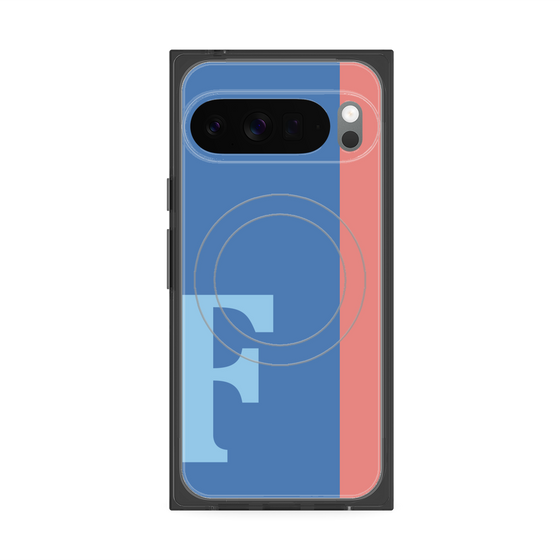 Premium Square Case with Pixelsnap［ Original - initial color line - F blue ］