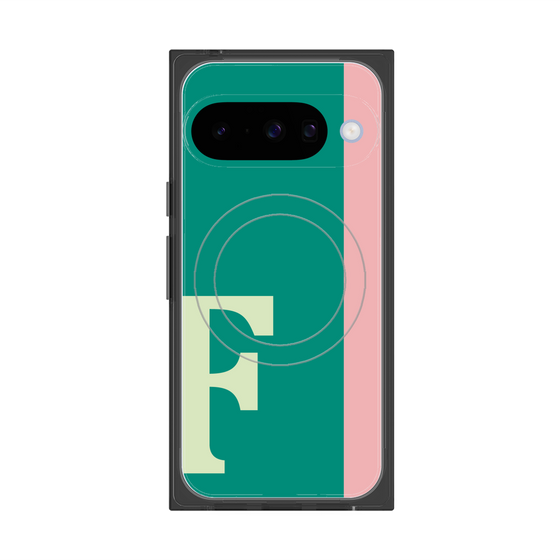 Premium Square Case with Pixelsnap［ Original - initial color line - F green ］