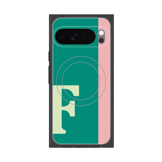 Premium Square Case with Pixelsnap［ Original - initial color line - F green ］