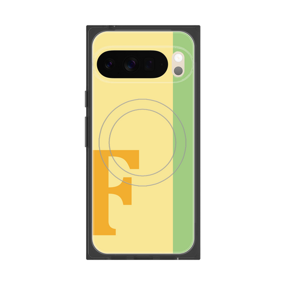 Premium Square Case with Pixelsnap［ Original - initial color line - F yellow ］