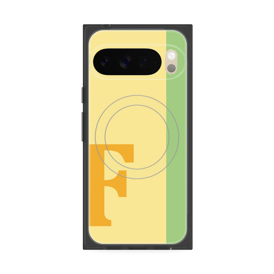Premium Square Case with Pixelsnap［ Original - initial color line - F yellow ］