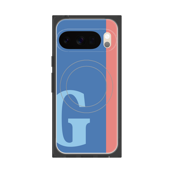 Premium Square Case with Pixelsnap［ Original - initial color line - G blue ］