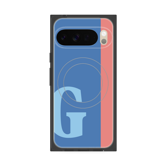 Premium Square Case with Pixelsnap［ Original - initial color line - G blue ］