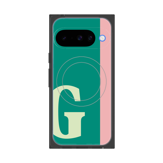 Premium Square Case with Pixelsnap［ Original - initial color line - G green ］