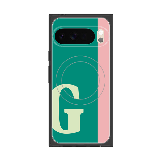 Premium Square Case with Pixelsnap［ Original - initial color line - G green ］