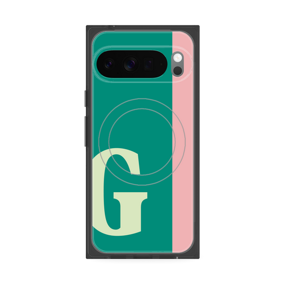 Premium Square Case with Pixelsnap［ Original - initial color line - G green ］