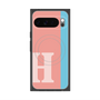 Premium Square Case with Pixelsnap［ Original - initial color line - H pink ］