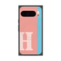 Premium Square Case with Pixelsnap［ Original - initial color line - H pink ］