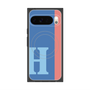 Premium Square Case with Pixelsnap［ Original - initial color line - H blue ］