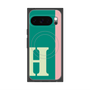 Premium Square Case with Pixelsnap［ Original - initial color line - H green ］